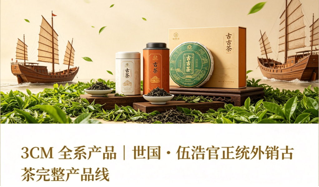 3CM 全系产品｜世国・伍浩官正统外销古茶完整产品线
